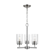 Generation Lighting 31170-962 Oslo Three Light Chandelier, Brushed Nickel Main Image.jpg