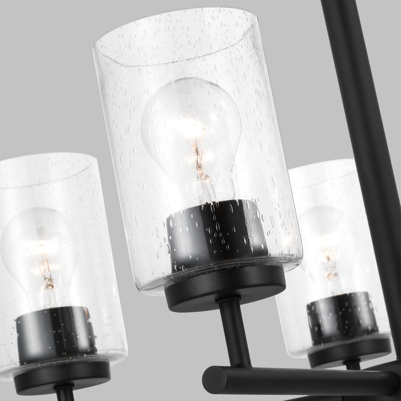 Generation Lighting 31171-112 Oslo Five Light Chandelier, Midnight Black Alternate Image.jpg