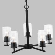 Generation Lighting 31171-112 Oslo Five Light Chandelier, Midnight Black Alternate Image 2.jpg