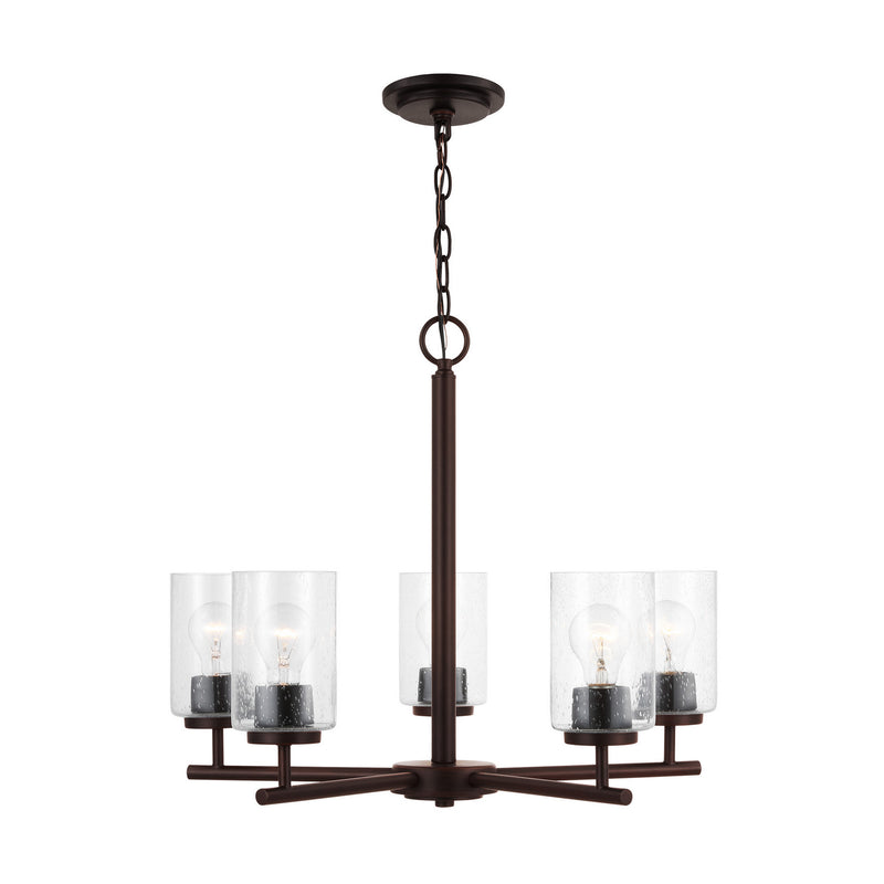 Generation Lighting 31171-710 Oslo Five Light Chandelier, Bronze Main Image.jpg