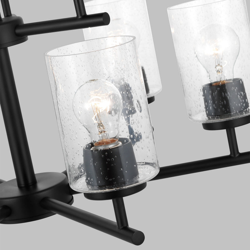 Generation Lighting 31172-112 Oslo Nine Light Chandelier, Midnight Black Alternate Image 2.jpg