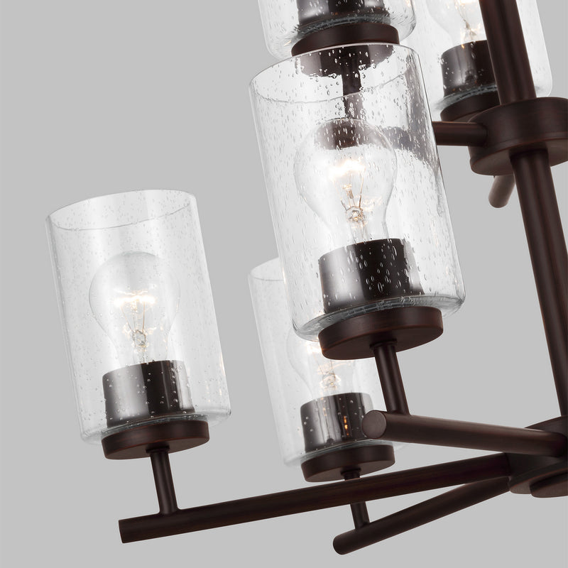 Generation Lighting 31172-710 Oslo Nine Light Chandelier, Bronze Alternate Image 2.jpg