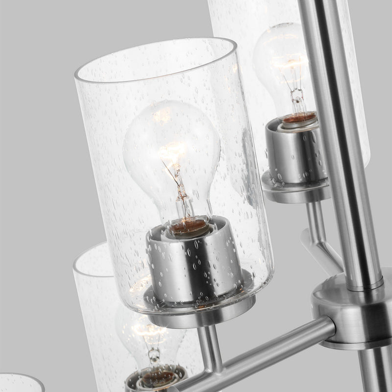 Generation Lighting 31172-962 Oslo Nine Light Chandelier, Brushed Nickel Alternate Image.jpg