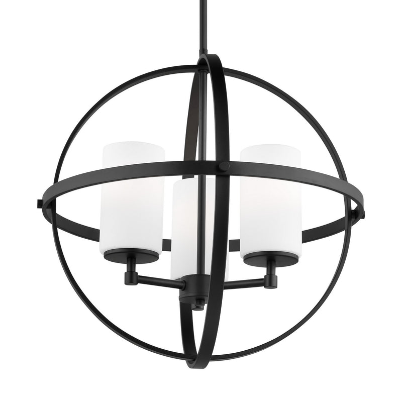 Generation Lighting 3124603-112 Alturas Three Light Chandelier, Midnight Black Alternate Image.jpg