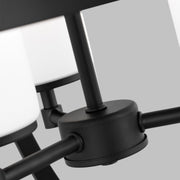 Generation Lighting 3124603-112 Alturas Three Light Chandelier, Midnight Black Alternate Image 3.jpg