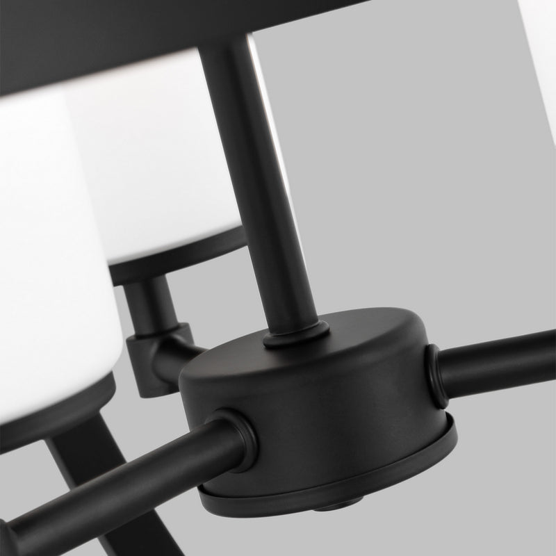 Generation Lighting 3124603EN3-112 Alturas Three Light Chandelier, Midnight Black Alternate Image 3.jpg