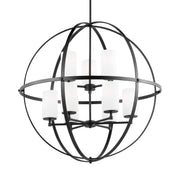 Generation Lighting 3124609EN3-112 Alturas Nine Light Chandelier, Midnight Black Alternate Image.jpg
