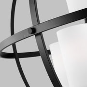 Generation Lighting 3124609EN3-112 Alturas Nine Light Chandelier, Midnight Black Alternate Image 2.jpg