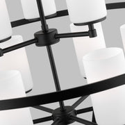 Generation Lighting 3124609EN3-112 Alturas Nine Light Chandelier, Midnight Black Alternate Image 3.jpg