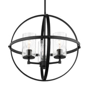 Generation Lighting 3124673-112 Alturas Three Light Chandelier, Midnight Black Alternate Image.jpg