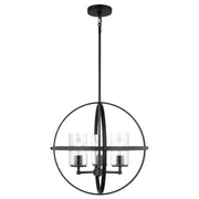Generation Lighting 3124673-112 Alturas Three Light Chandelier, Midnight Black Main Image.jpg