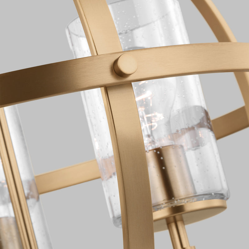 Generation Lighting 3124673-848 Alturas Three Light Chandelier, Satin Brass Alternate Image 2.jpg