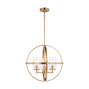Generation Lighting 3124673-848 Alturas Three Light Chandelier, Satin Brass Main Image.jpg