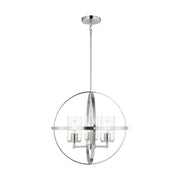 Generation Lighting 3124673-962 Alturas Three Light Chandelier, Brushed Nickel Main Image.jpg