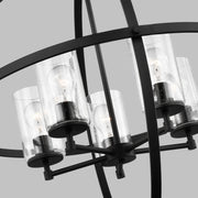 Generation Lighting 3124675-112 Alturas Five Light Chandelier, Midnight Black Alternate Image 2.jpg