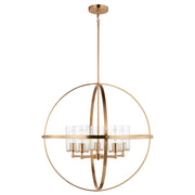 Generation Lighting 3124675-848 Alturas Five Light Chandelier, Satin Brass Main Image.jpg