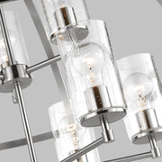 Generation Lighting 3124679-962 Alturas Nine Light Chandelier, Brushed Nickel Alternate Image 2.jpg