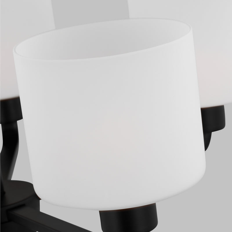 Generation Lighting 3128805EN3-112 Canfield Five Light Chandelier, Midnight Black Alternate Image 2.jpg