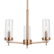 Visual Comfort Studio 3190303-848 Zire Three Light Chandelier, Satin Brass Alternate Image.jpg