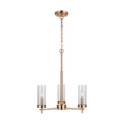 Visual Comfort Studio 3190303-848 Zire Three Light Chandelier, Satin Brass Main Image.jpg