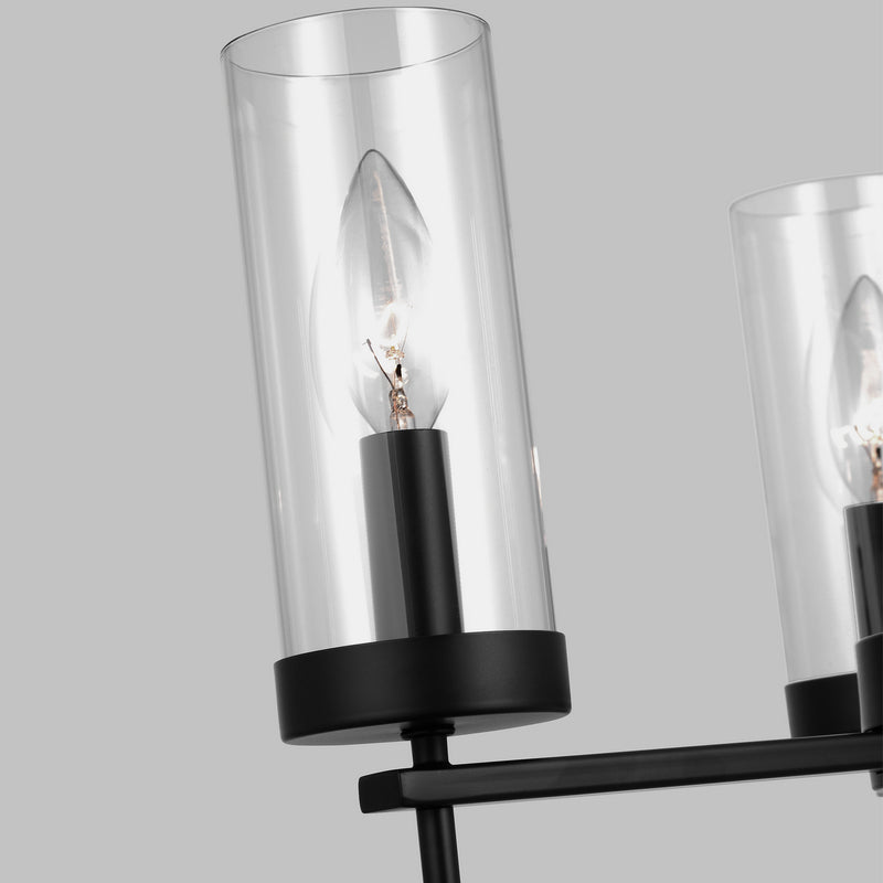 Visual Comfort Studio 3190303EN-112 Zire Three Light Chandelier, Midnight Black Alternate Image 2.jpg