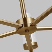 Visual Comfort Studio 3190305-848 Zire Five Light Chandelier, Satin Brass Alternate Image 3.jpg
