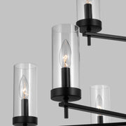 Visual Comfort Studio 3190309-112 Zire Nine Light Chandelier, Midnight Black Alternate Image 2.jpg