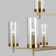 Visual Comfort Studio 3190309-848 Zire Nine Light Chandelier, Satin Brass Alternate Image 2.jpg