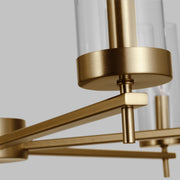 Visual Comfort Studio 3190309-848 Zire Nine Light Chandelier, Satin Brass Alternate Image 3.jpg