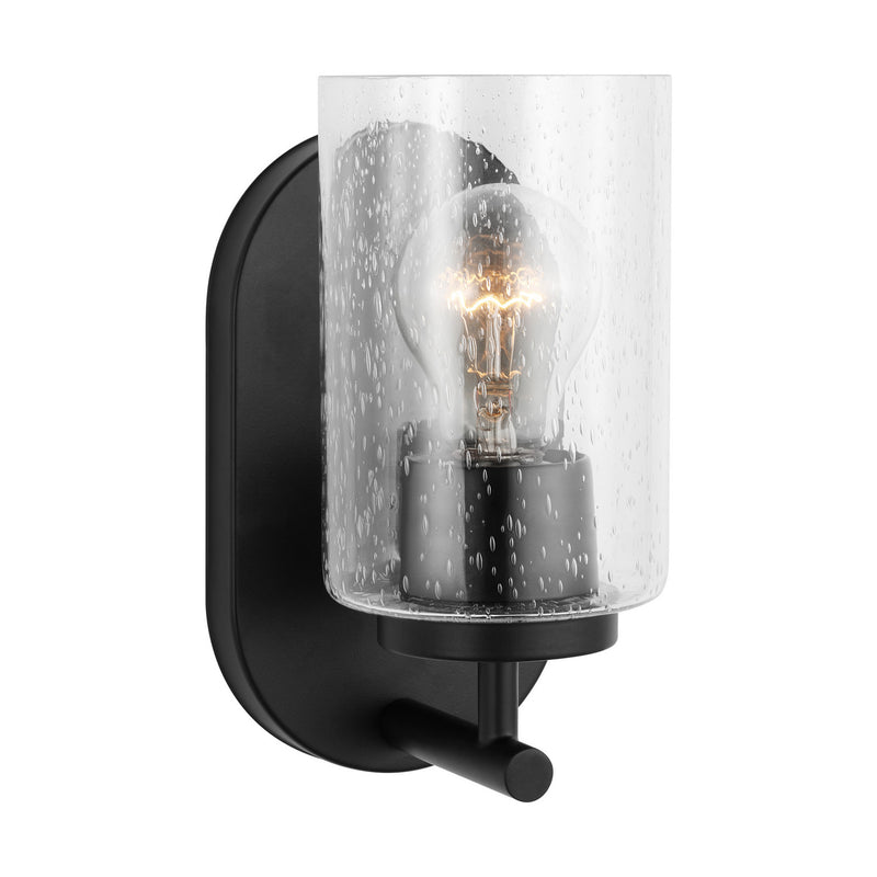 Generation Lighting 41170-112 Oslo One Light Wall / Bath Sconce, Midnight Black Alternate Image.jpg