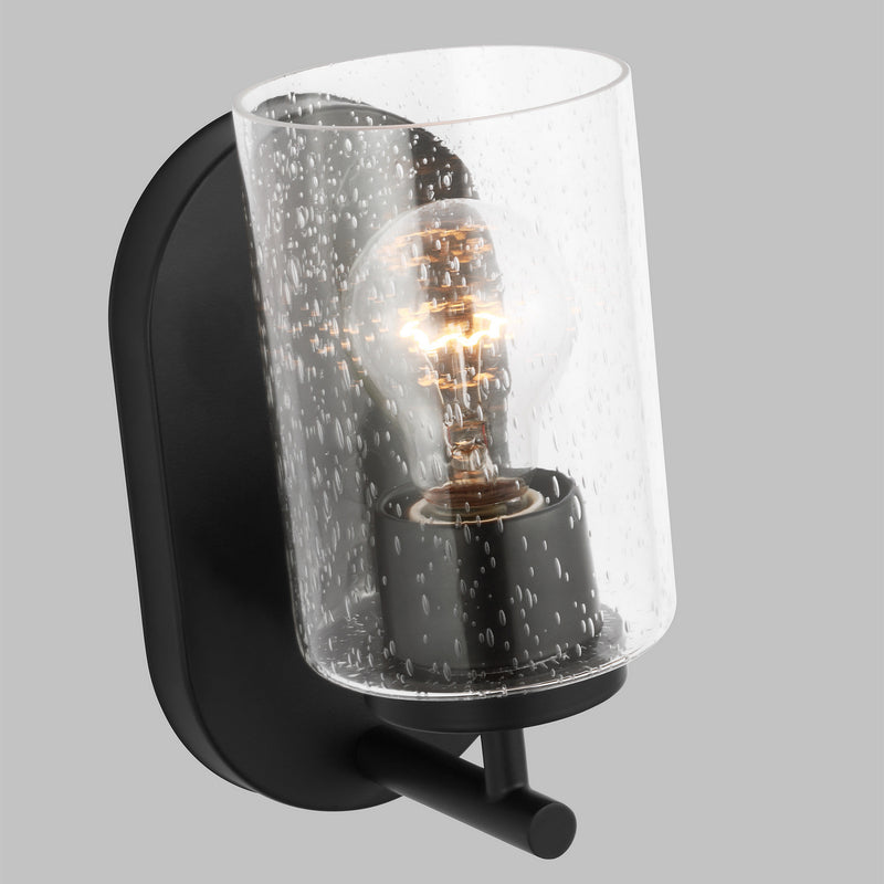 Generation Lighting 41170-112 Oslo One Light Wall / Bath Sconce, Midnight Black Alternate Image 3.jpg
