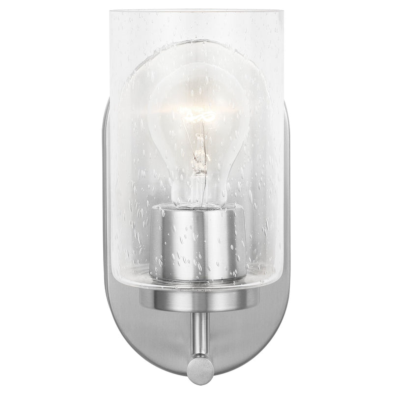 Generation Lighting 41170-962 Oslo One Light Wall / Bath Sconce, Brushed Nickel Main Image.jpg