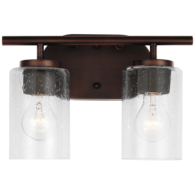 Generation Lighting 41171-710 Oslo Two Light Wall / Bath, Bronze Main Image.jpg