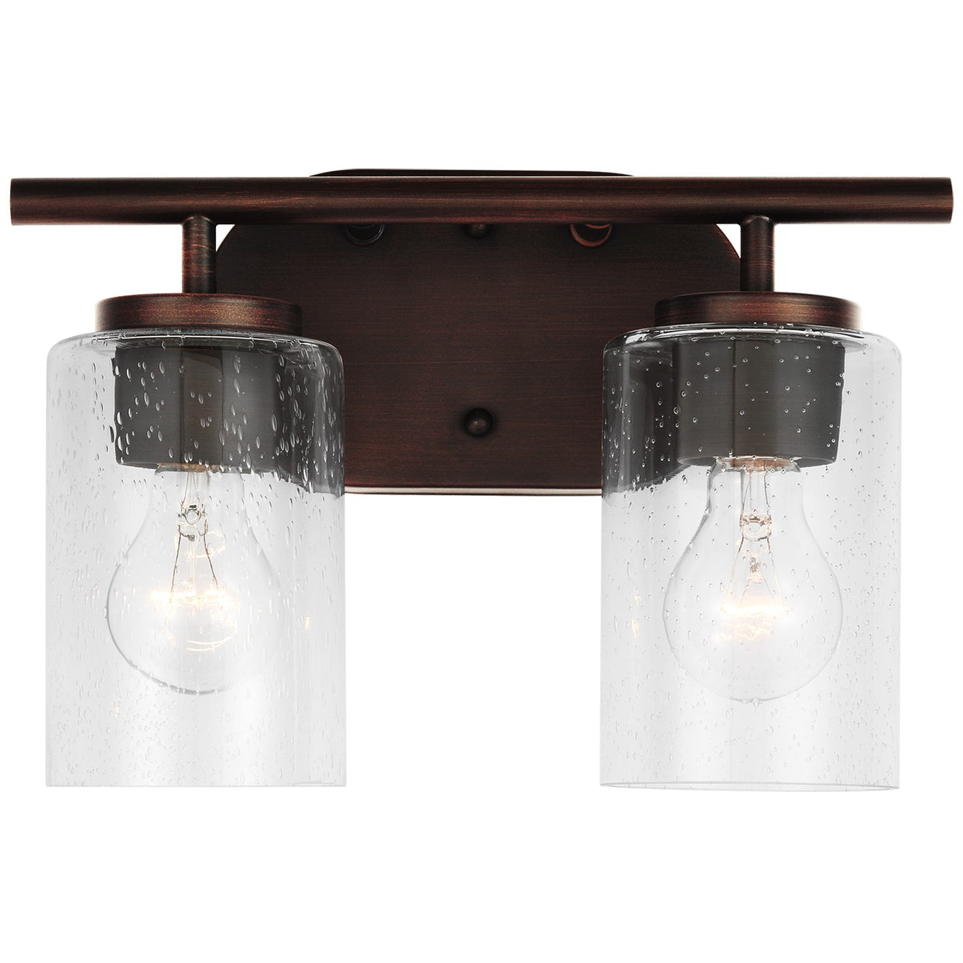 Generation Lighting 41171-710 Oslo Two Light Wall / Bath, Bronze Main Image.jpg
