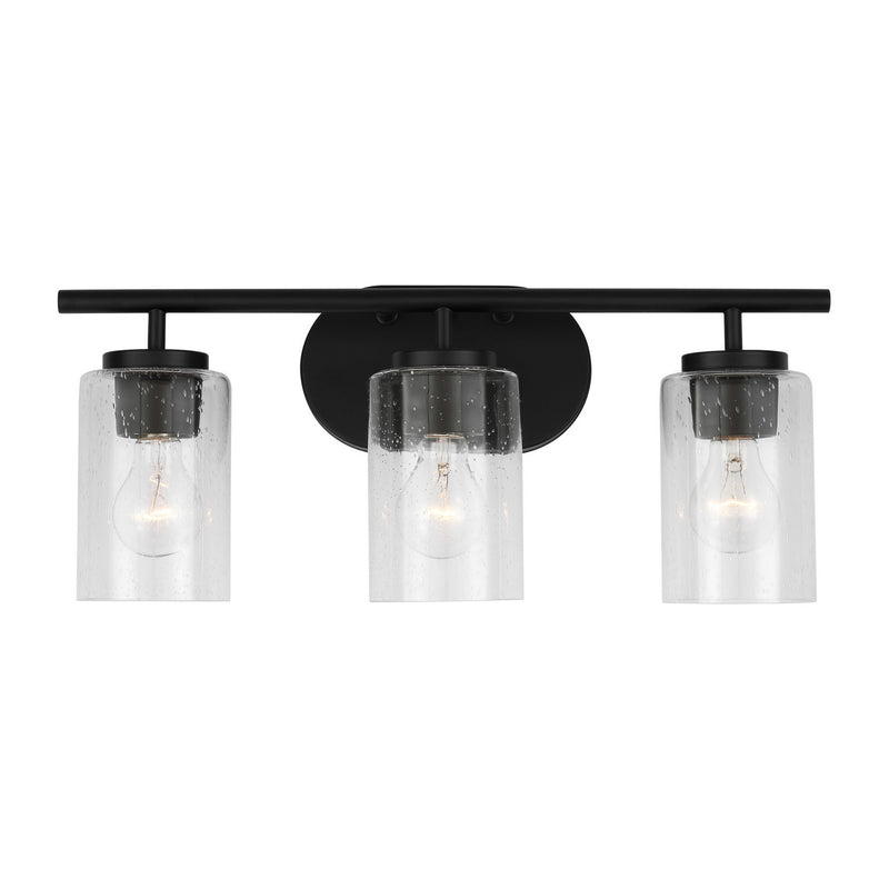 Generation Lighting 41172-112 Oslo Three Light Wall / Bath, Midnight Black Main Image.jpg