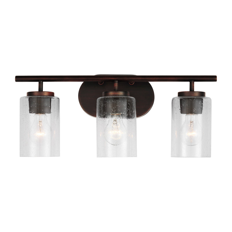 Generation Lighting 41172-710 Oslo Three Light Wall / Bath, Bronze Main Image.jpg