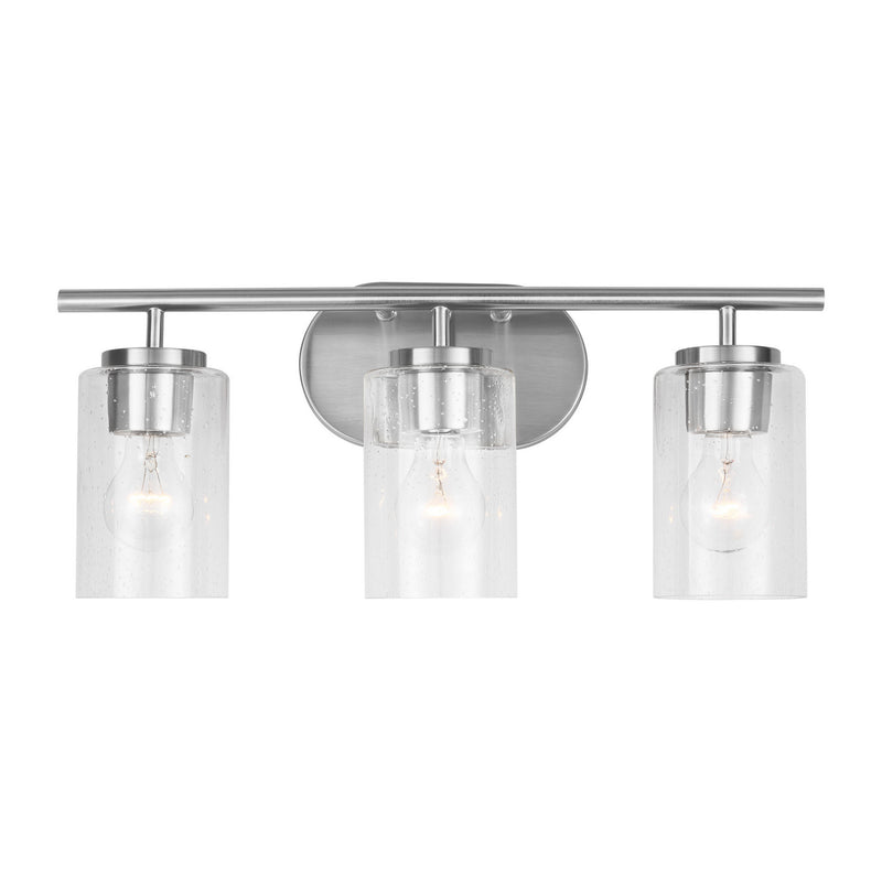 Generation Lighting 41172-962 Oslo Three Light Wall / Bath, Brushed Nickel Main Image.jpg