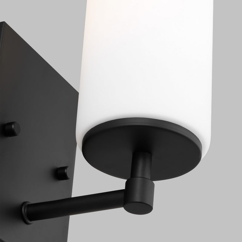 Generation Lighting 4124601-112 Alturas One Light Wall / Bath Sconce, Midnight Black Alternate Image 2.jpg