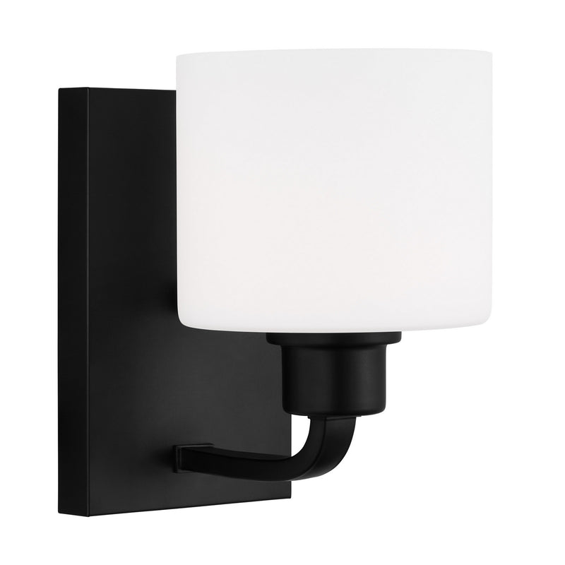 Generation Lighting 4128801EN3-112 Canfield One Light Wall / Bath Sconce, Midnight Black Alternate Image 2.jpg
