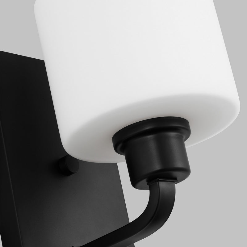 Generation Lighting 4128801EN3-112 Canfield One Light Wall / Bath Sconce, Midnight Black Alternate Image 3.jpg