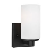 Generation Lighting 4139101EN3-112 Hettinger One Light Wall / Bath Sconce, Midnight Black Alternate Image 2.jpg