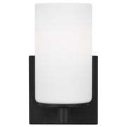 Generation Lighting 4139101EN3-112 Hettinger One Light Wall / Bath Sconce, Midnight Black Main Image.jpg