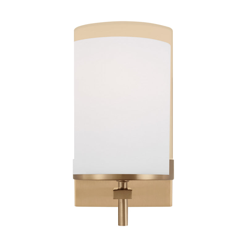 Visual Comfort Studio 4190301-848 Zire One Light Wall / Bath Sconce, Satin Brass Main Image.jpg