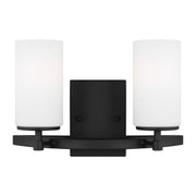 Generation Lighting 4424602-112 Alturas Two Light Wall / Bath, Midnight Black Main Image.jpg