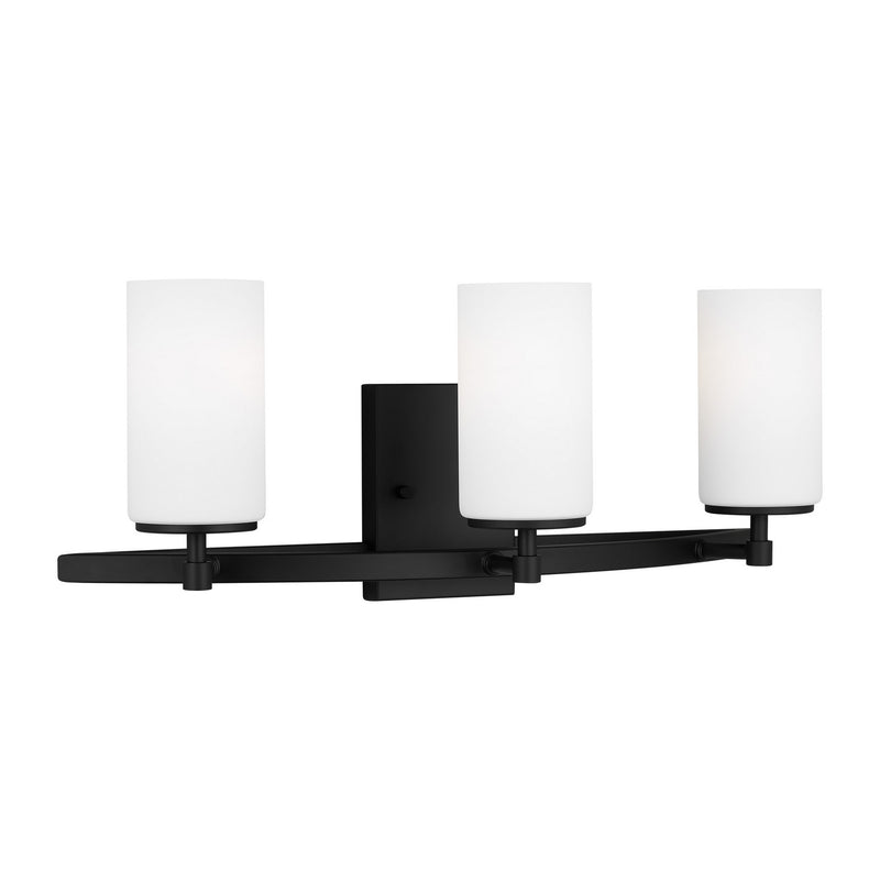Generation Lighting 4424603-112 Alturas Three Light Wall / Bath, Midnight Black Alternate Image 3.jpg