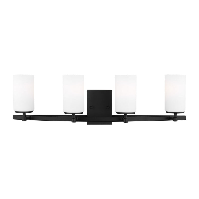 Generation Lighting 4424604-112 Alturas Four Light Wall / Bath, Midnight Black Main Image.jpg