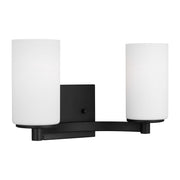 Generation Lighting 4439102EN3-112 Hettinger Two Light Wall / Bath, Midnight Black Alternate Image 2.jpg