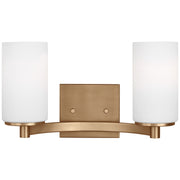 Generation Lighting 4439102EN3-848 Hettinger Two Light Wall / Bath, Satin Brass Main Image.jpg