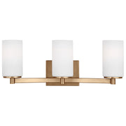Generation Lighting 4439103EN3-848 Hettinger Three Light Wall / Bath, Satin Brass Main Image.jpg