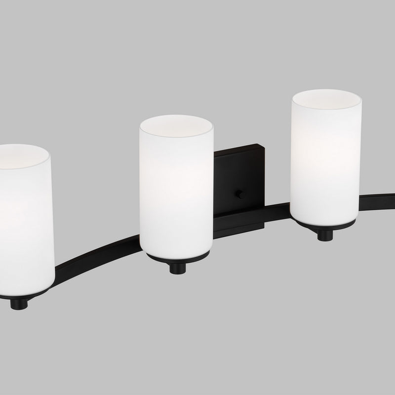 Generation Lighting 4439104EN3-112 Hettinger Four Light Wall / Bath, Midnight Black Alternate Image 2.jpg